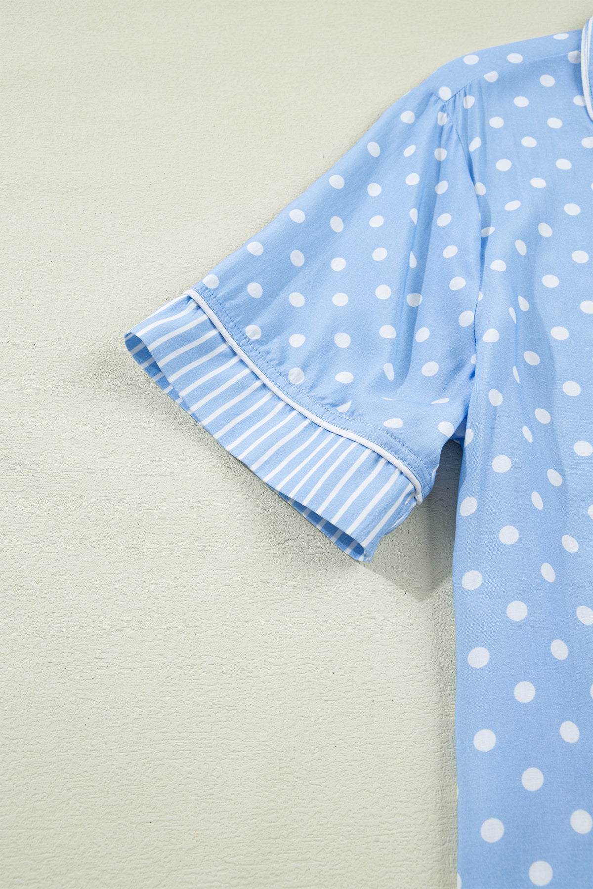 KaleaBoutique Stylish Dotted Print Soft Short Pajama Set - KaleaBoutique.com