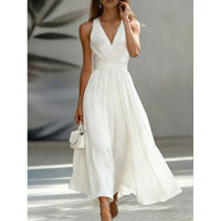 French-style Retro Sleeveless Vacation Dress For Women - KaleaBoutique.com