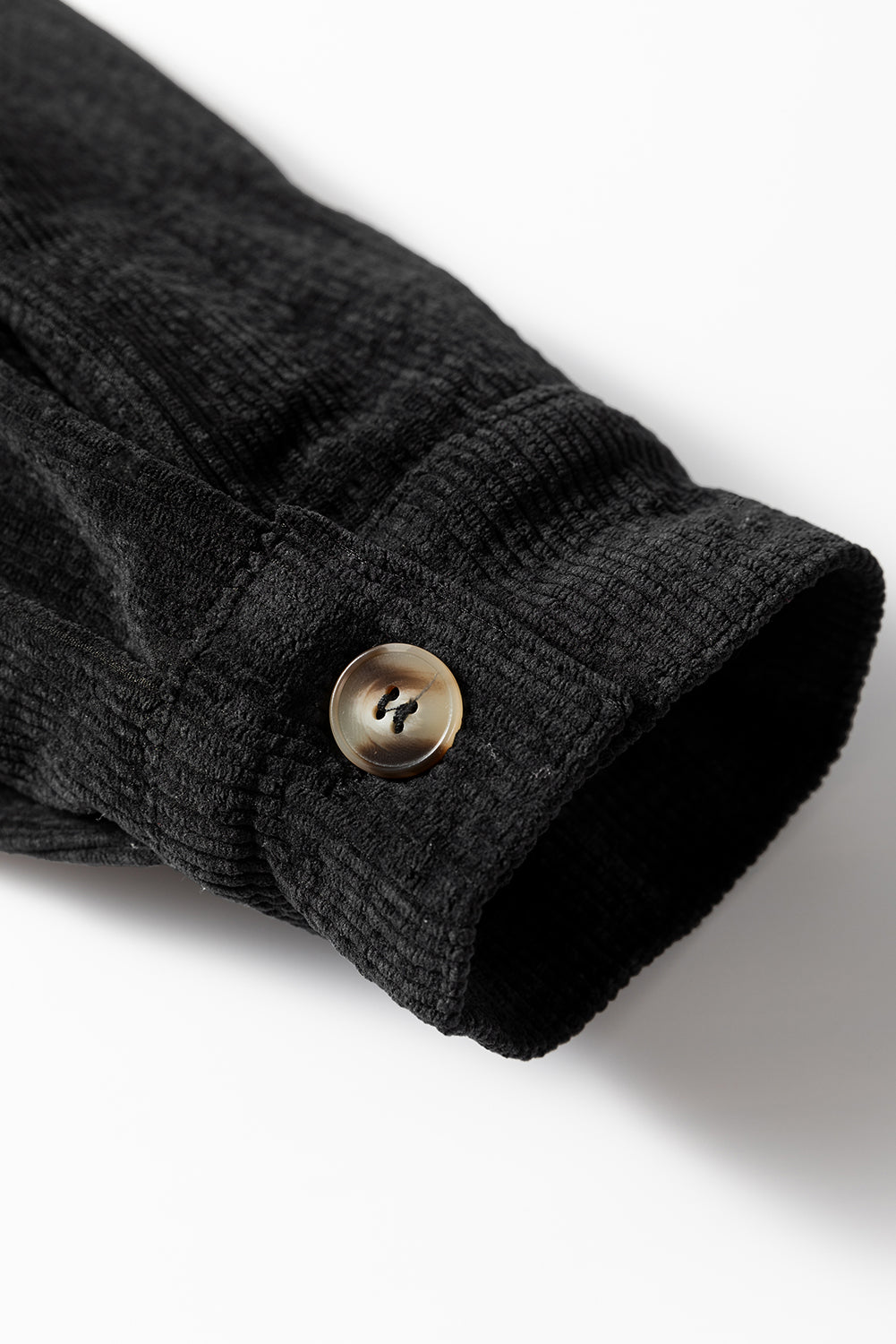 Corduroy Flap Pocket Button Up Shacket - KaleaBoutique.com