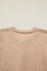 KaleaBoutique Comfortable Ruffle Trim Gold Button Sweater Cardigan - KaleaBoutique.com