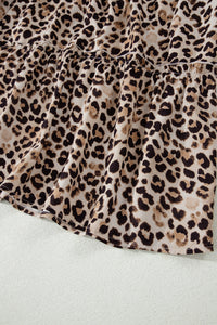 KaleaBoutique Stylish Ruffled Straps Smocked Tiered Leopard Maxi Dress - KaleaBoutique.com