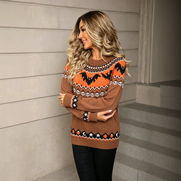 Women's Oversized Knit Christmas Sweater - KaleaBoutique.com