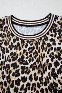 KaleaBoutique Stylish Contrast Striped Trim Leopard Sleeveless Maxi Dress - KaleaBoutique.com