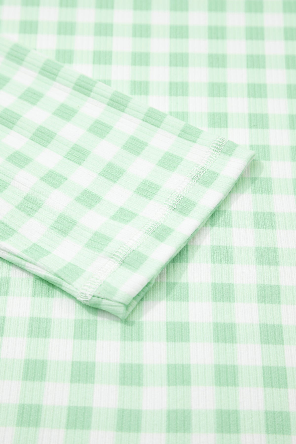 KaleaBoutique Stylish Gingham Long Sleeve Loose Top Drawstring Shorts 2pcs Lounge Set - KaleaBoutique.com