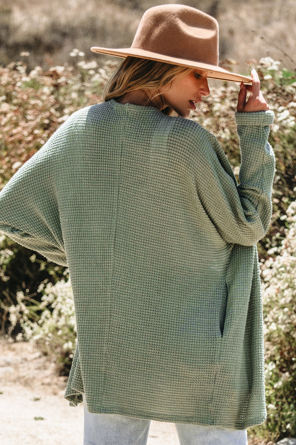 KaleaBoutique Perfect Comfortable Waffle Knit Open Front Cardigan - KaleaBoutique.com
