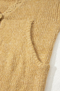KaleaBoutique Stylish Lantern Sleeve Scallop V Neck Buttoned Front Cardigan - KaleaBoutique.com