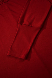 KaleaBoutique Solid Color Extended Cuffs Long Sleeve Top - KaleaBoutique.com