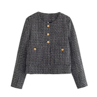 KaleaBoutique Women's Textured Button-Detail Jacket - KaleaBoutique.com
