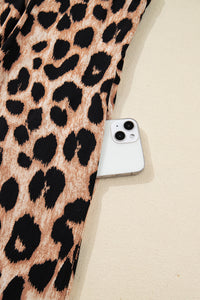 KaleaBoutique Stylish Leopard Print Smocked Detail Flowy Midi Dress - KaleaBoutique.com