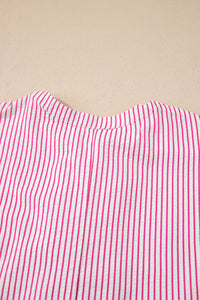 KaleaBoutique Stylish Frilled Detail Half Buttons Short Sleeve Long Dress - KaleaBoutique.com