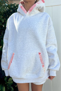 KaleaBoutique Comfortable Contrast Patchwork Oversized Hoodie - KaleaBoutique.com