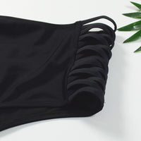 Women's High-Waist Strappy-Side Swim Briefs - KaleaBoutique.com
