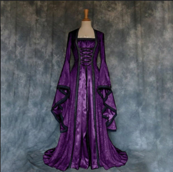 Women's Halloween Medieval Art Retro Dress - KaleaBoutique.com