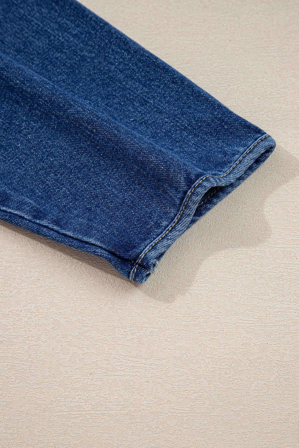 Vintage Fastening Big Patched Pockets Straight Cut Deep Wash Denim Jacket - KaleaBoutique.com