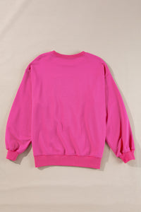 KaleaBoutique Christmas Holly Jolly Babe Graphic Oversized Sweatshirt - KaleaBoutique.com
