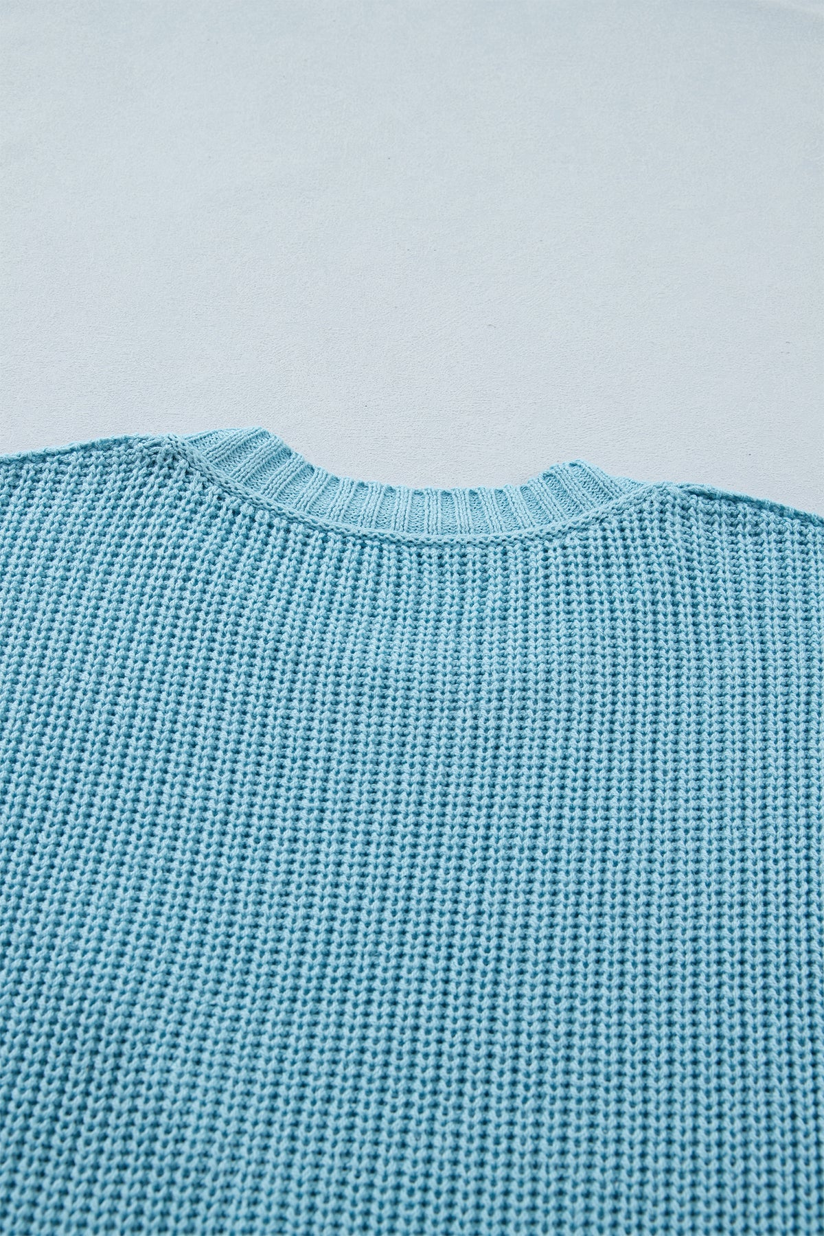 KaleaBoutique Comfortable Exposed Seam Detail Half Sleeve Loose Sweater - KaleaBoutique.com