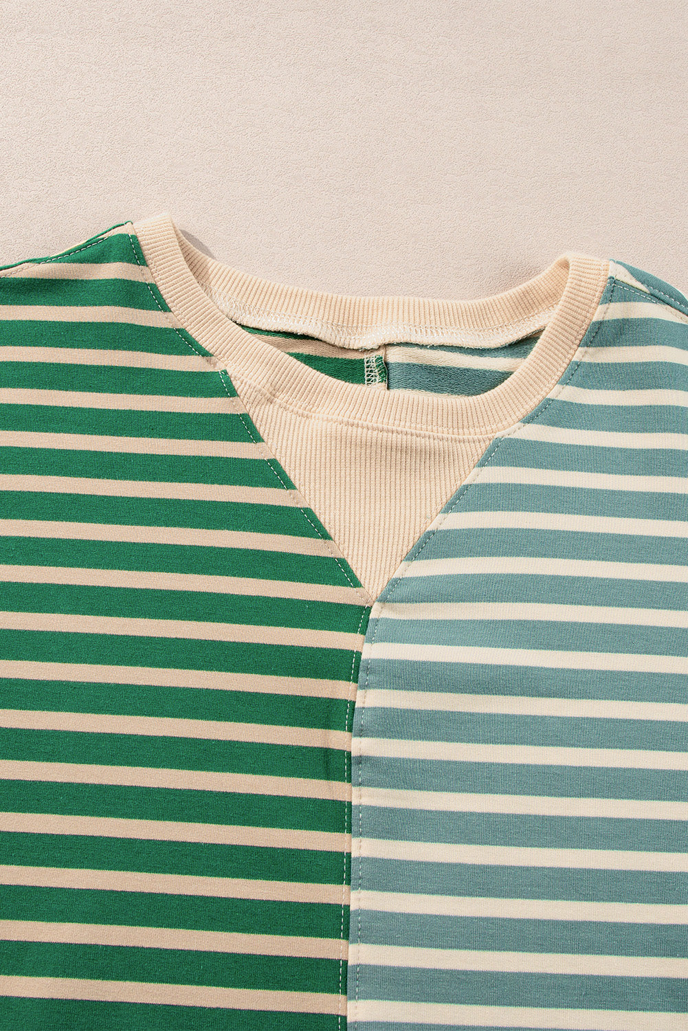 KaleaBoutique Colorblock Drop Shoulder Oversize Sweatshirt - KaleaBoutique.com
