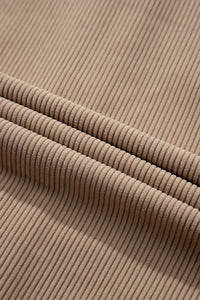 KaleaBoutique Hooded Drawstring Pockets Corduroy Shacket - KaleaBoutique.com