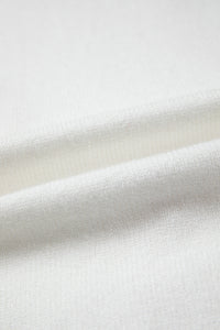 KaleaBoutique Stylish Corded Horseshoes Ribbed Trim Mock Neck Short Sleeve Sweater - KaleaBoutique.com