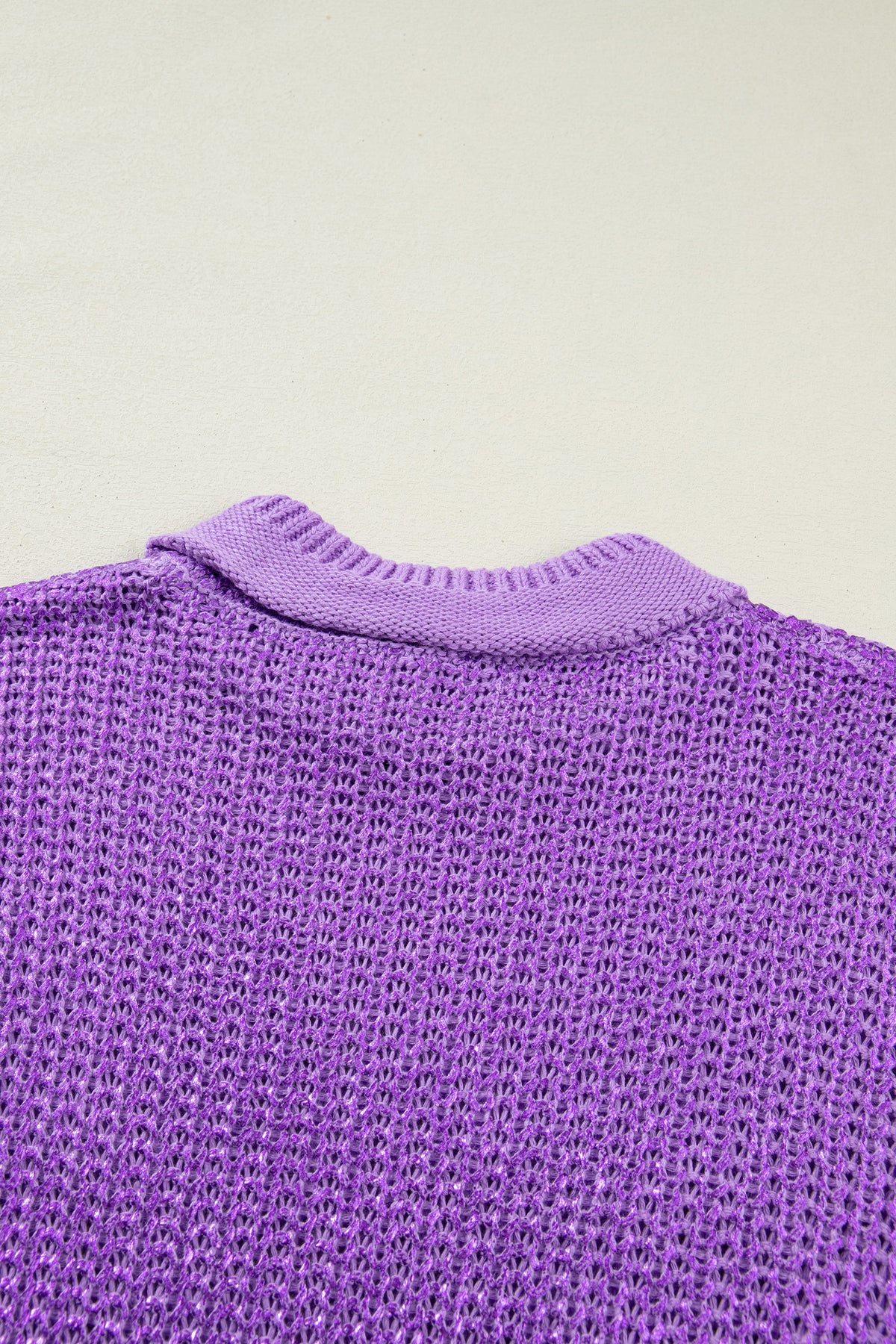 KaleaBoutique Stylish Solid Color Knit High Neck Short Sleeve Sweater - KaleaBoutique.com