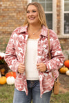KaleaBoutique Plus Size Aztec Print Chest Pocket Shacket - KaleaBoutique.com