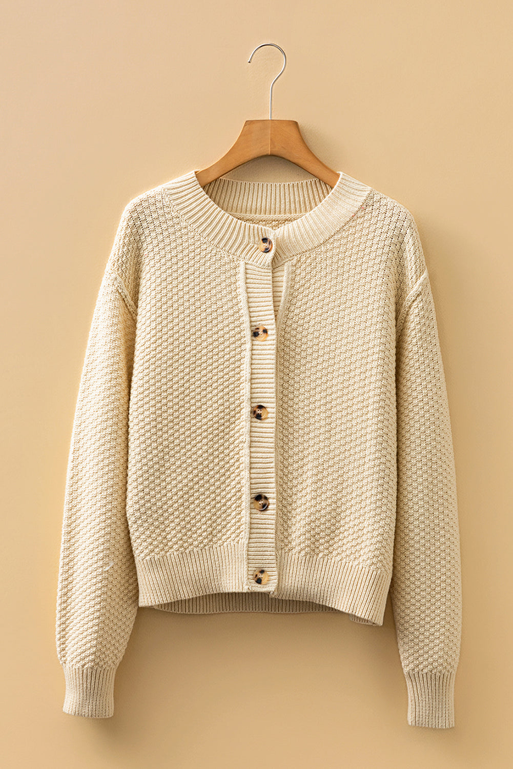 KaleaBoutique Comfortable Button Front Cropped Cardigan Sweater - KaleaBoutique.com