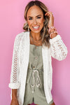 KaleaBoutique Stylish Classic Solid Open Knit Cardigan - KaleaBoutique.com