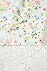 KaleaBoutique Comfortable Floral Print Contrast Pipping Short Pajamas Set - KaleaBoutique.com