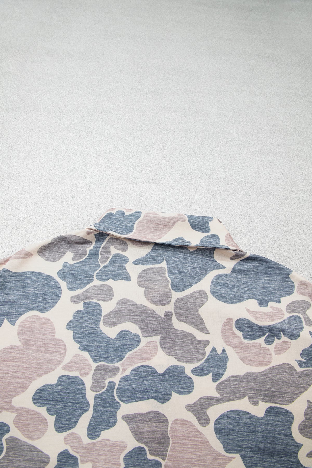 KaleaBoutique Multicolour Casual Camouflage Collar Pullover Sweatshirt