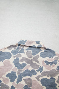 KaleaBoutique Multicolour Casual Camouflage Collar Pullover Sweatshirt