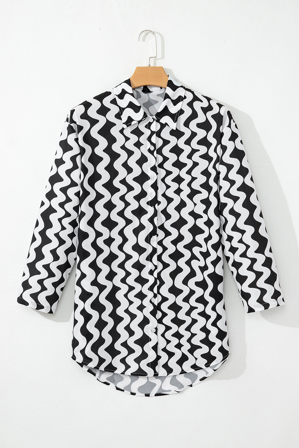 Print Loose Fit Open Front Beach Cover Up - KaleaBoutique.com