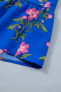 KaleaBoutique Comfortable V Neck Short Sleeve Loose Flower Dress - KaleaBoutique.com