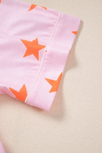 KaleaBoutique Comfortable Stars Short Sleeve Shirt and Shorts Bamboo Pajama Set - KaleaBoutique.com