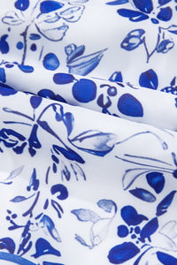 KaleaBoutique Stylish Floral Print Square Neck Bubble Sleeve High Waist Maxi Dress - KaleaBoutique.com