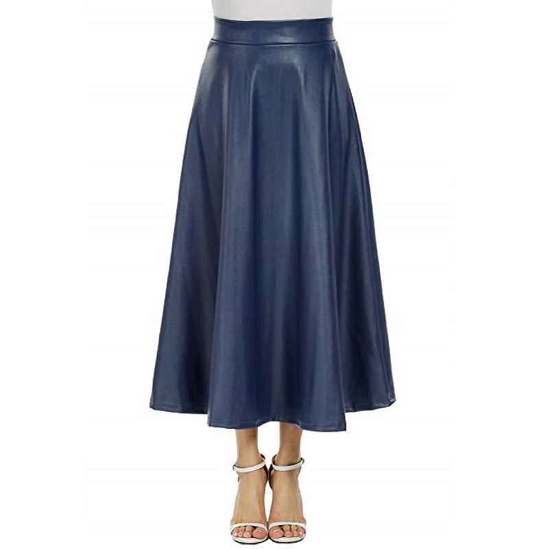 PU Skirt Long Skirt High Waist Skirt - KaleaBoutique.com
