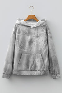 Stylish and Fun Camouflage Woodland Print Oversized Sporty Hoodie - KaleaBoutique.com