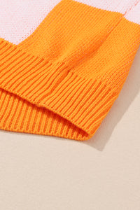 KaleaBoutique Checkered Bishop Sleeve Sweater - KaleaBoutique.com