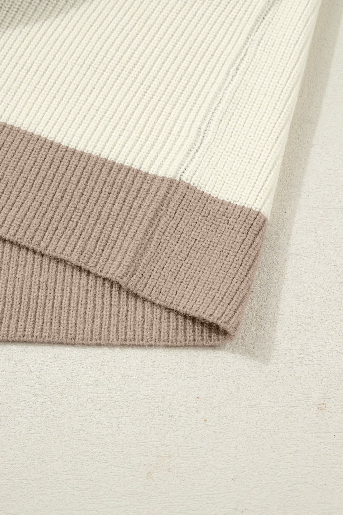KaleaBoutique Comfortable Color Block Ribbed Knit Button Down Sweater Cardigan - KaleaBoutique.com
