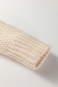 KaleaBoutique Comfortable Cable Knit Drop Shoulder Loose Fit Sweater Dress - KaleaBoutique.com