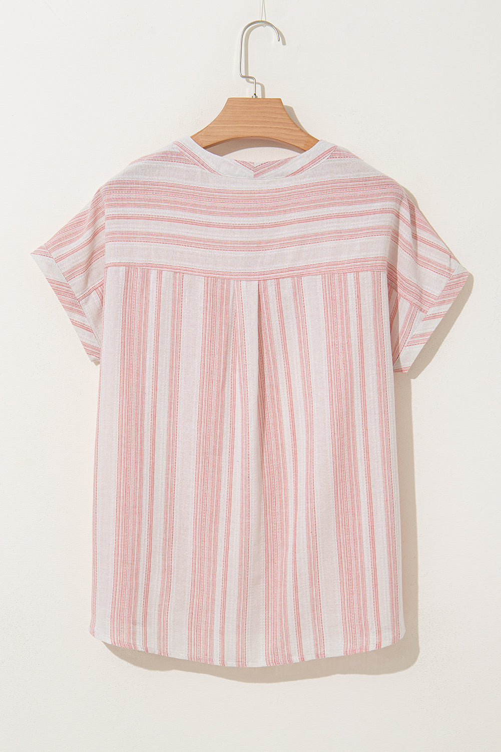 KaleaBoutique Chic Breathable Gauze Half Button Short Sleeve Casual Blouse - KaleaBoutique.com