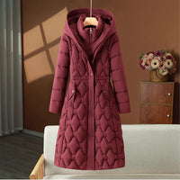 Women’s Mid-Length Slim-Fit Quilted Coat - KaleaBoutique.com