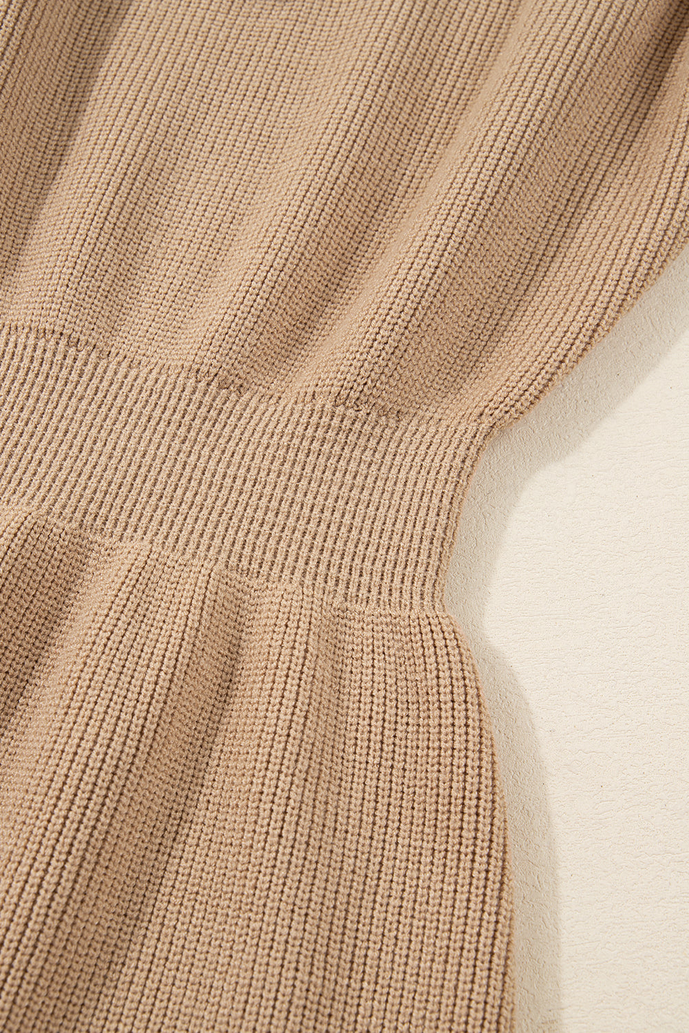 KaleaBoutique Stylish Pearl Embellished Keyhole Ribbed Sweater Dress - KaleaBoutique.com