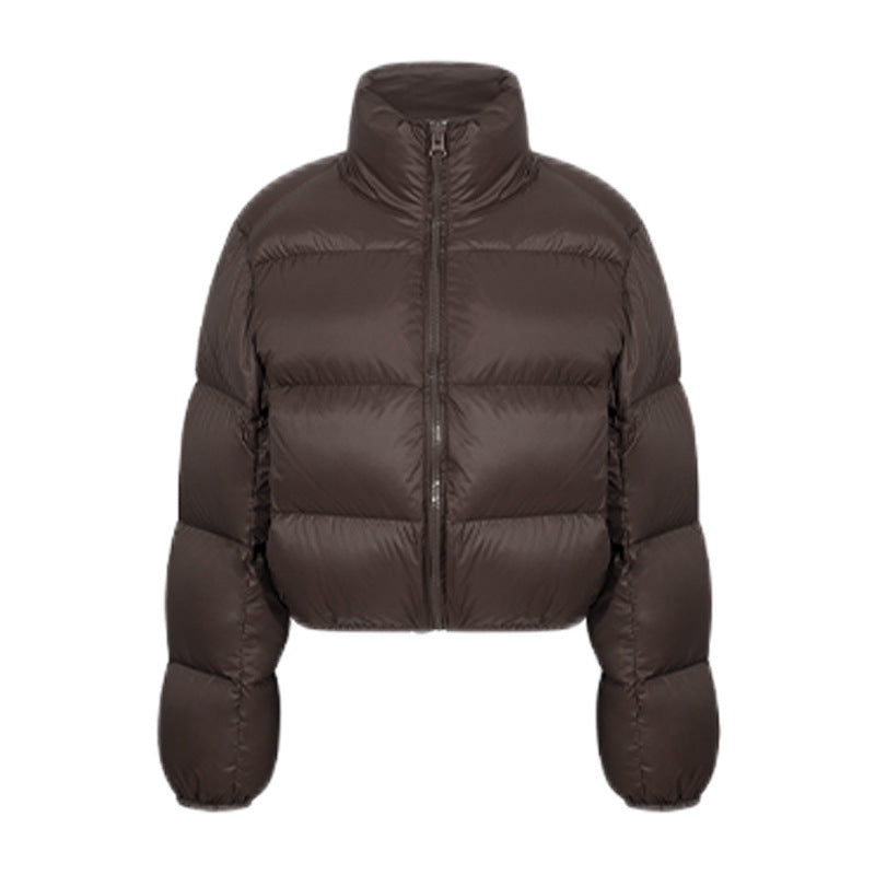 Women’s Short Loose-Fit Puffer Jacket - KaleaBoutique.com