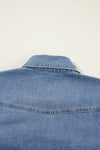 KaleaBoutique Flap Pockets Slim Buttoned Denim Shirt - KaleaBoutique.com