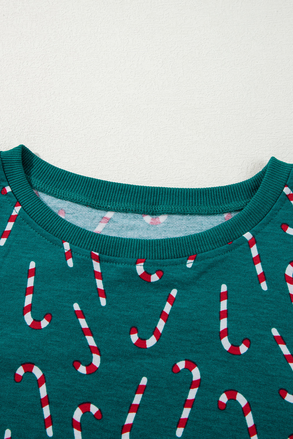 KaleaBoutique Stylish Christmas Candy Cane Printed Top and Pants Lounge Set - KaleaBoutique.com