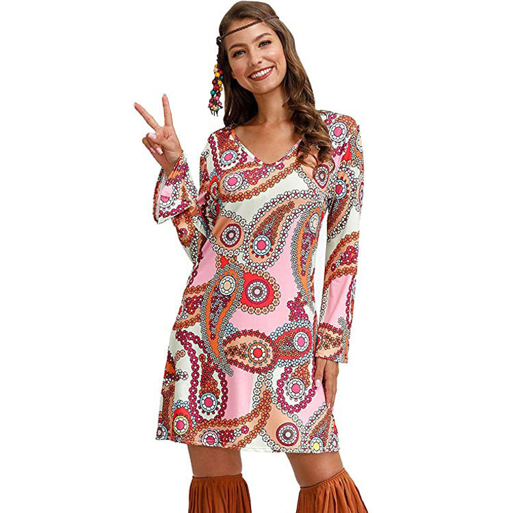 Hippie Clothing Print Dress Women - KaleaBoutique.com