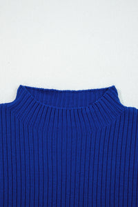 KaleaBoutique Comfortable Patch Pocket Ribbed Knit Short Sleeve Sweater - KaleaBoutique.com