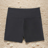 Women's Black High-Waist Tie-Front Swim Shorts - KaleaBoutique.com