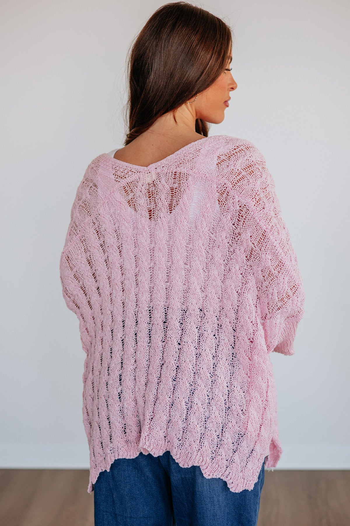 KaleaBoutique Comfortable Drop Shoulder Crochet Knit Open Front Cardigan - KaleaBoutique.com