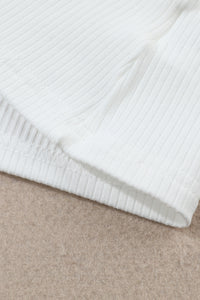 KaleaBoutique Stylish Ribbed Knit High Neck Long Sleeve Top - KaleaBoutique.com